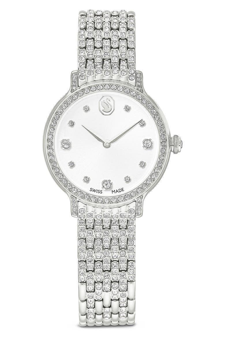 Imber Bracelet Watch, 31mm, Main, color, SILVER