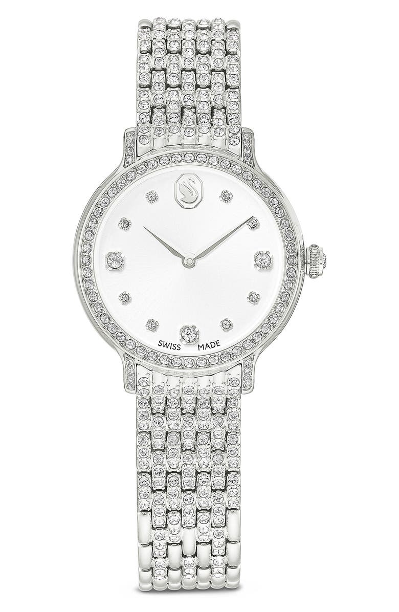 Swarovski Imber Bracelet Watch, 31mm, Main, color, 