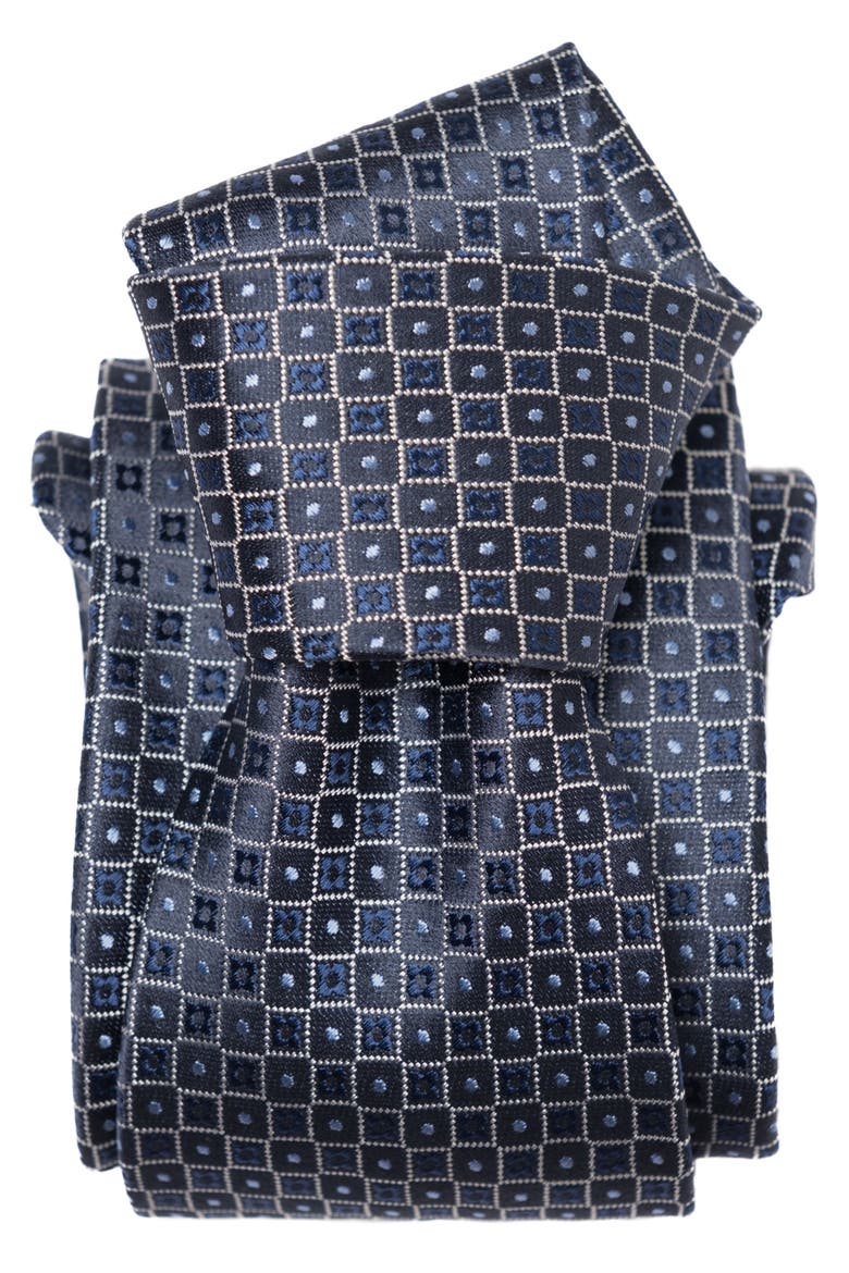 Ravenna - Silk Jacquard Tie for Men, Alternate, color, Blue