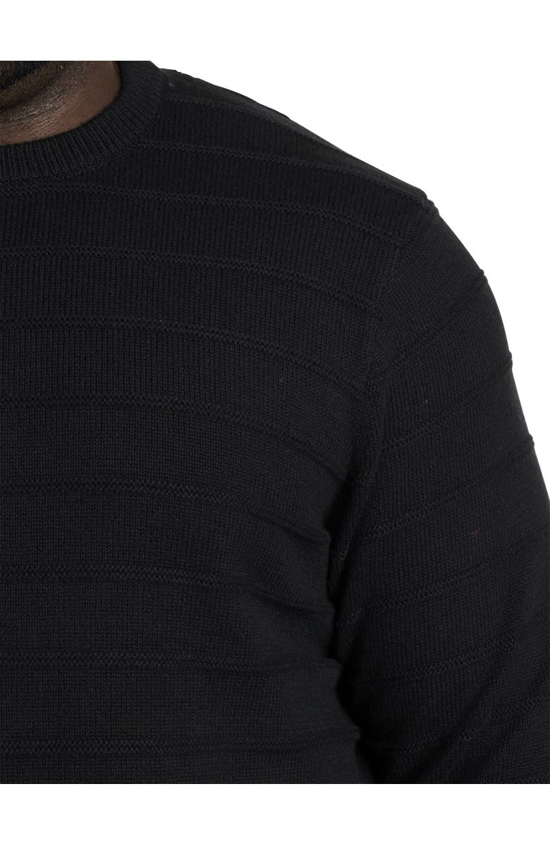 Synrgy by DXL Textured Stripe Crewneck Sweater, Alternate, color,