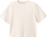 MANGO Short Sleeve Knit Sweater