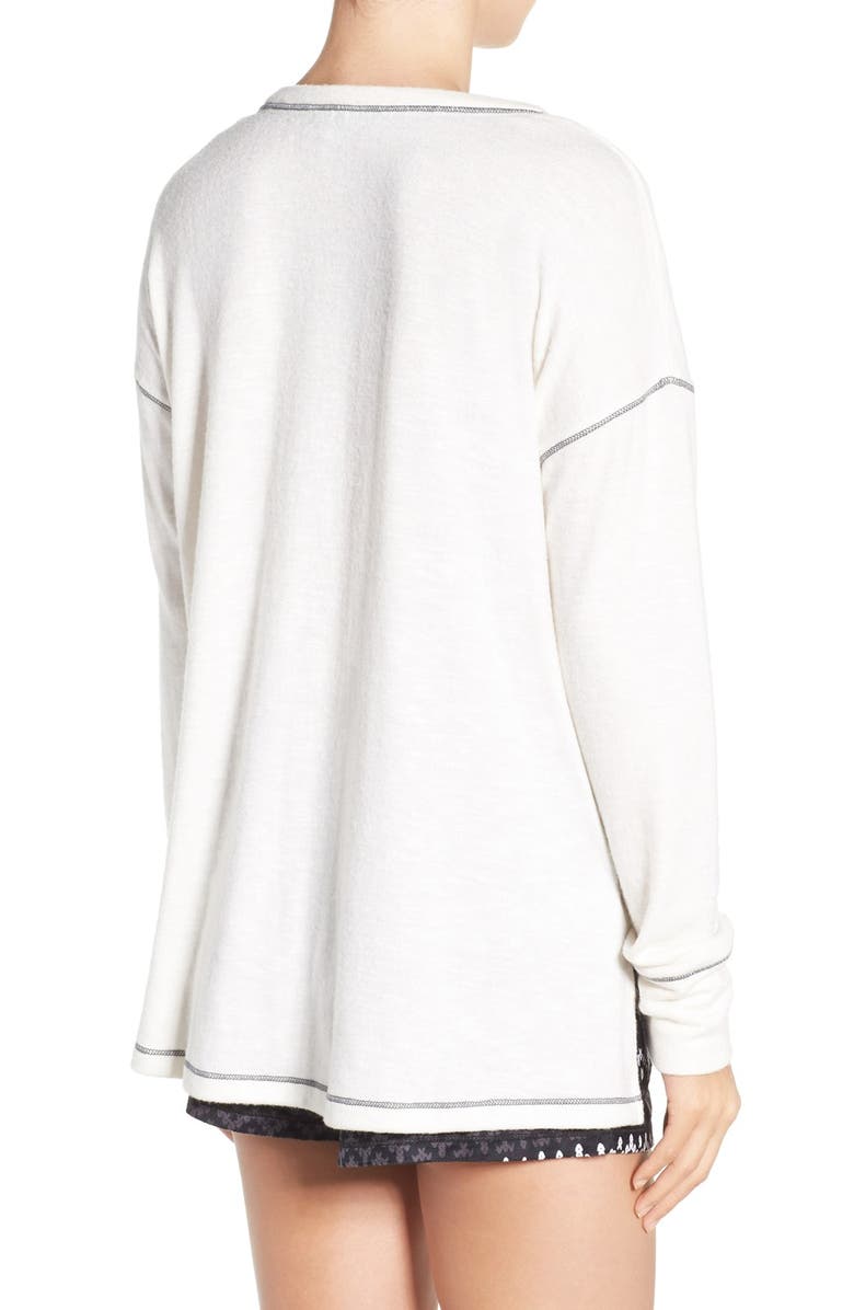 Kensie Short Pajamas & Eye Mask, Alternate, color, 