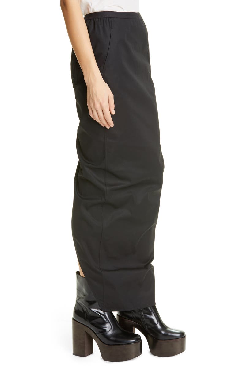 Rick Owens Pillar Maxi Skirt, Alternate, color,