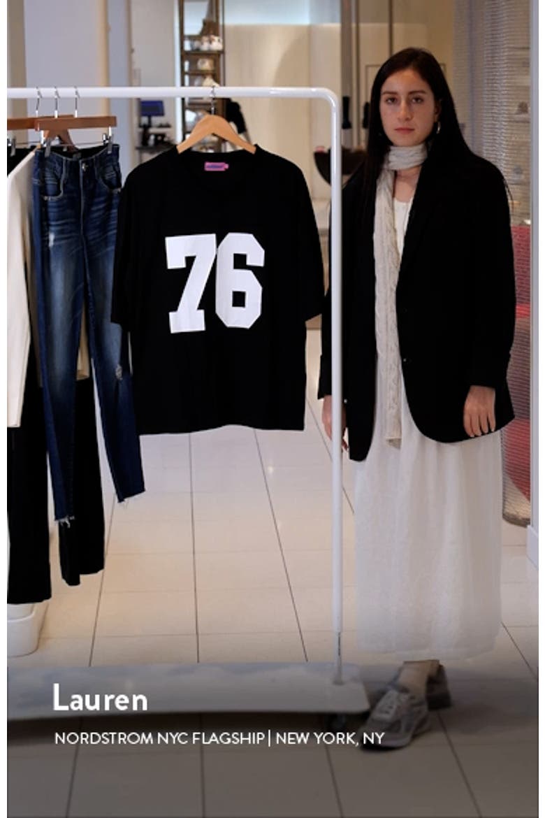 76 Oversize Cotton Graphic T-Shirt video