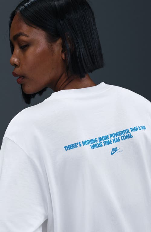 Nike Sportswear Oversize Ld-1000 Graphic T-shirt In White