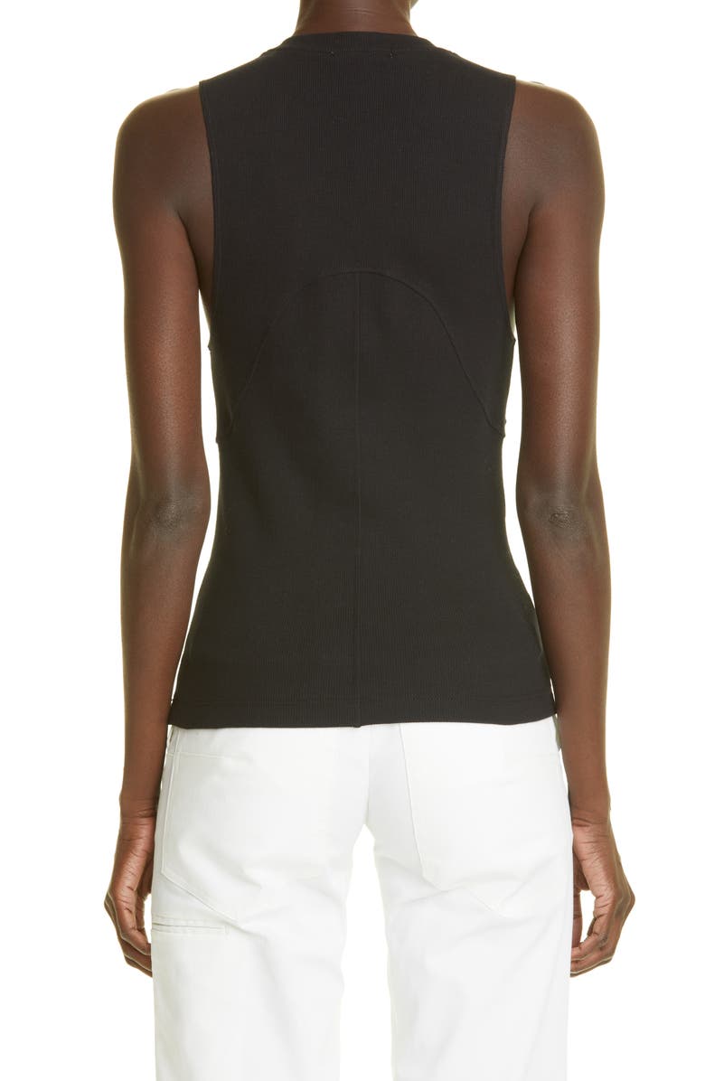 K.NGSLEY Gender Inclusive Dani Rib Stretch Cotton Tank, Alternate, color,