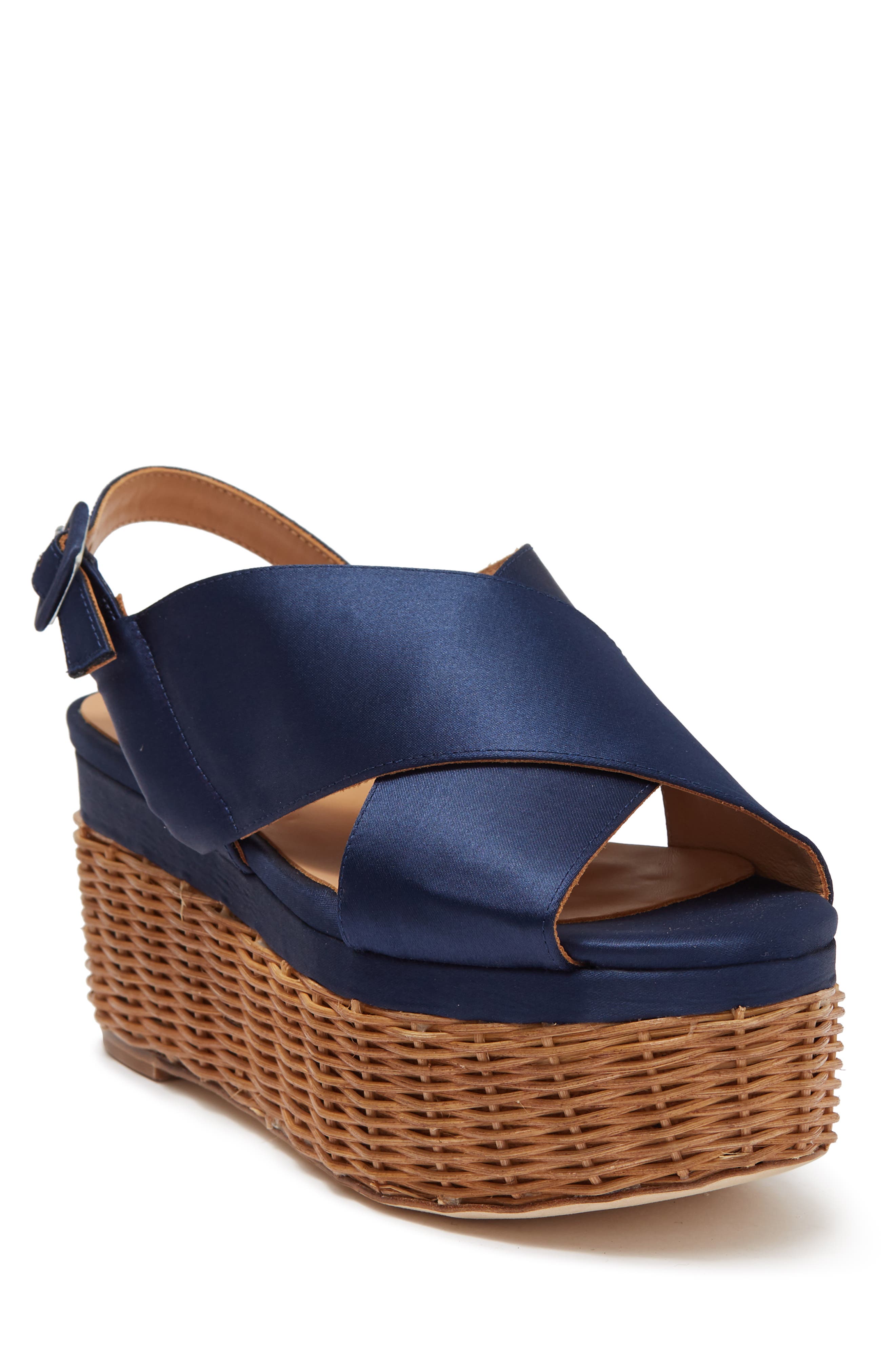 Paloma Barcelo Daniela Satin Platform Sandal (Women) | Nordstromrack