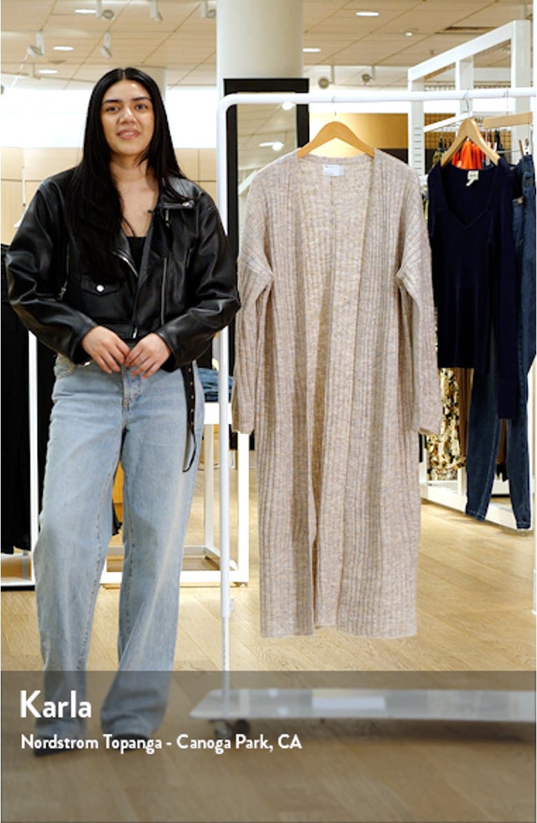 Rib Maxi Cardigan, sales video thumbnail