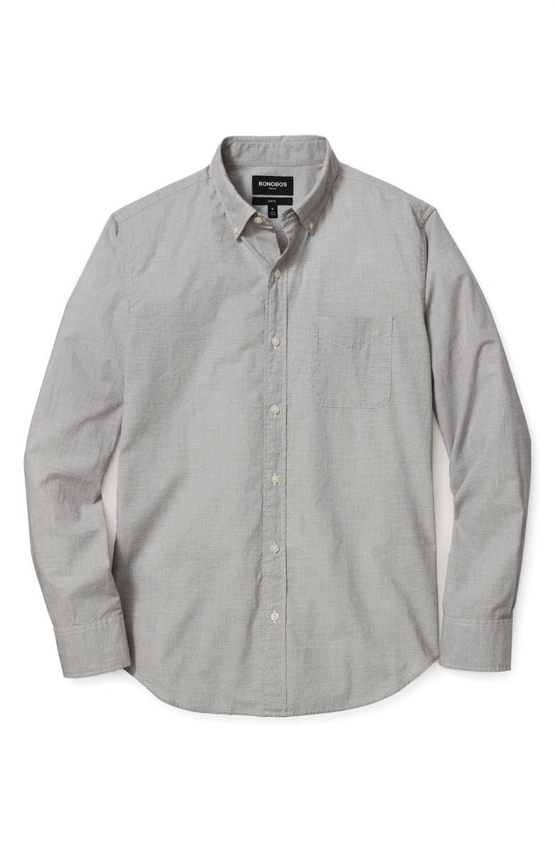 Bonobos Slim Fit Washed End On End Stretch Button-Down Shirt, Alternate, color,