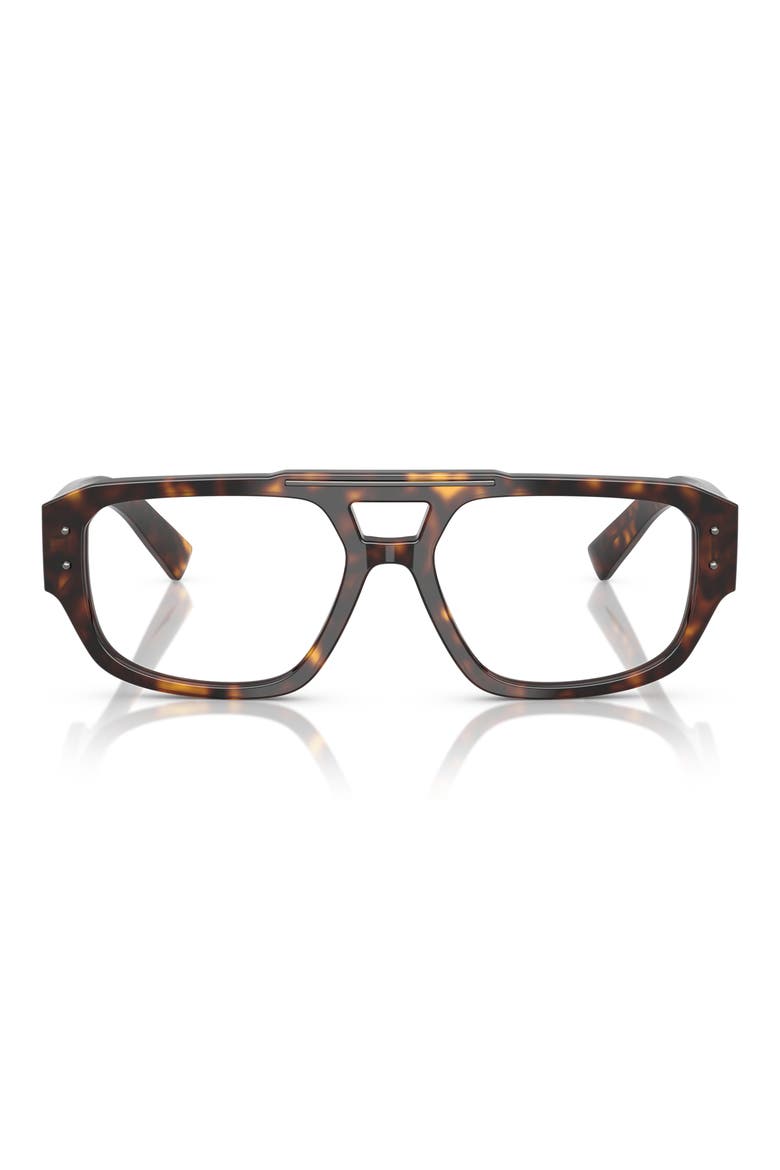 56mm Pilot Optical Glasses, Main, color, HAVANA