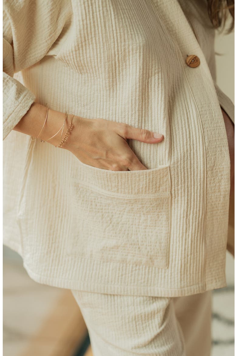 Maternity and nursing jacket Celia, Alternate, color, Natural