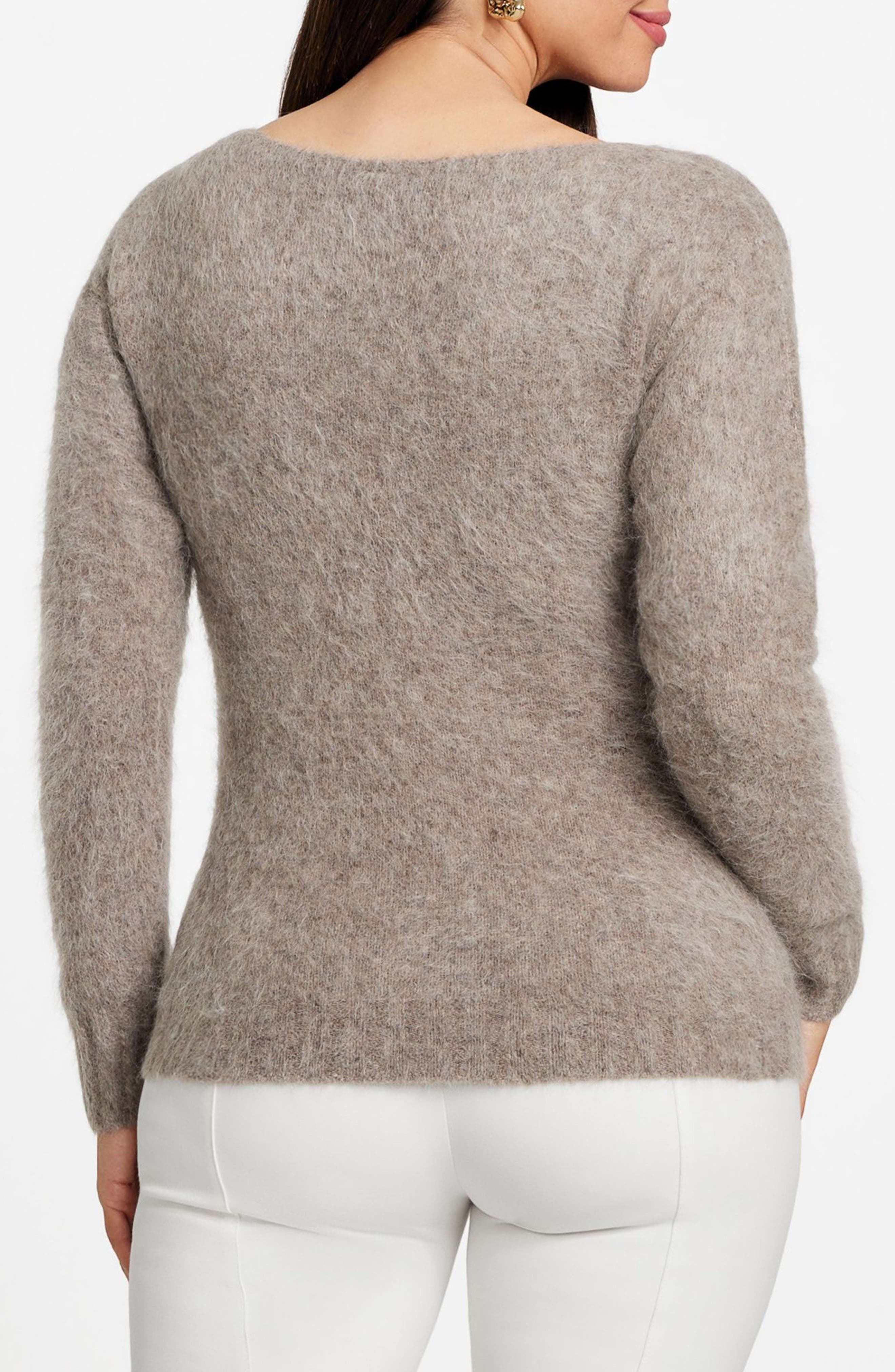Agnes Fuzzy Alpaca Blend Sweater - image 2