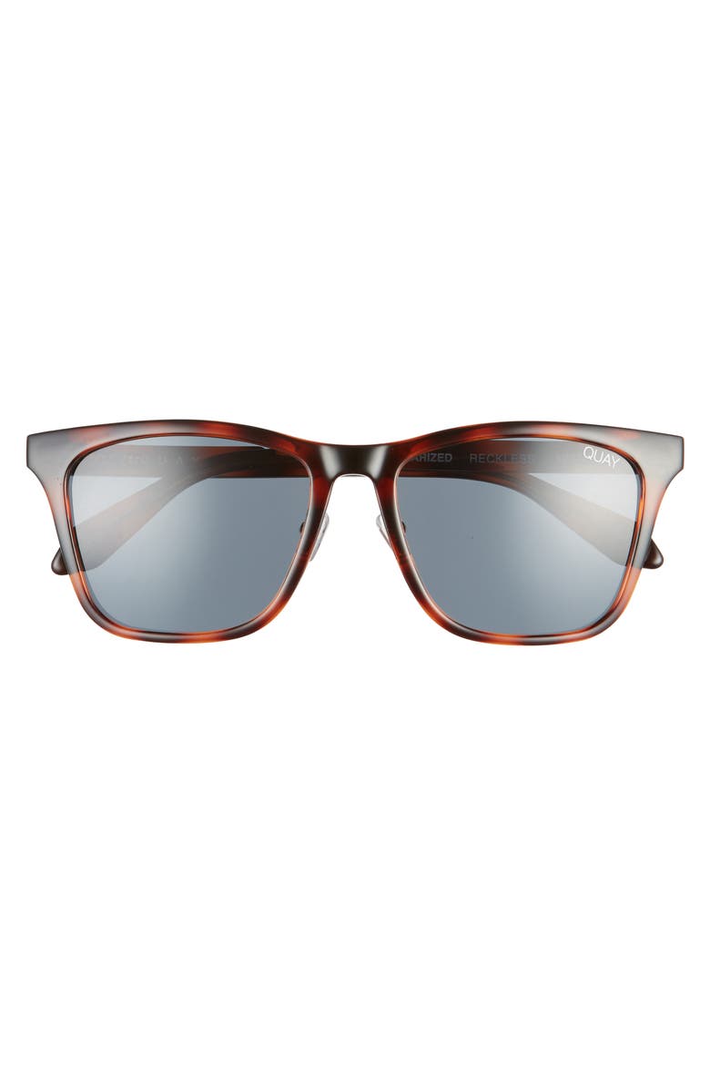 Australia Reckless 56mm Square Sunglasses, Alternate, color, ORNGTORT/ NAVY