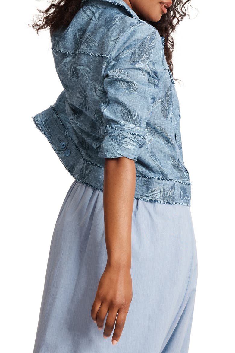 Two Palms Raw Edge Jacket, Alternate, color, COASTLINE
