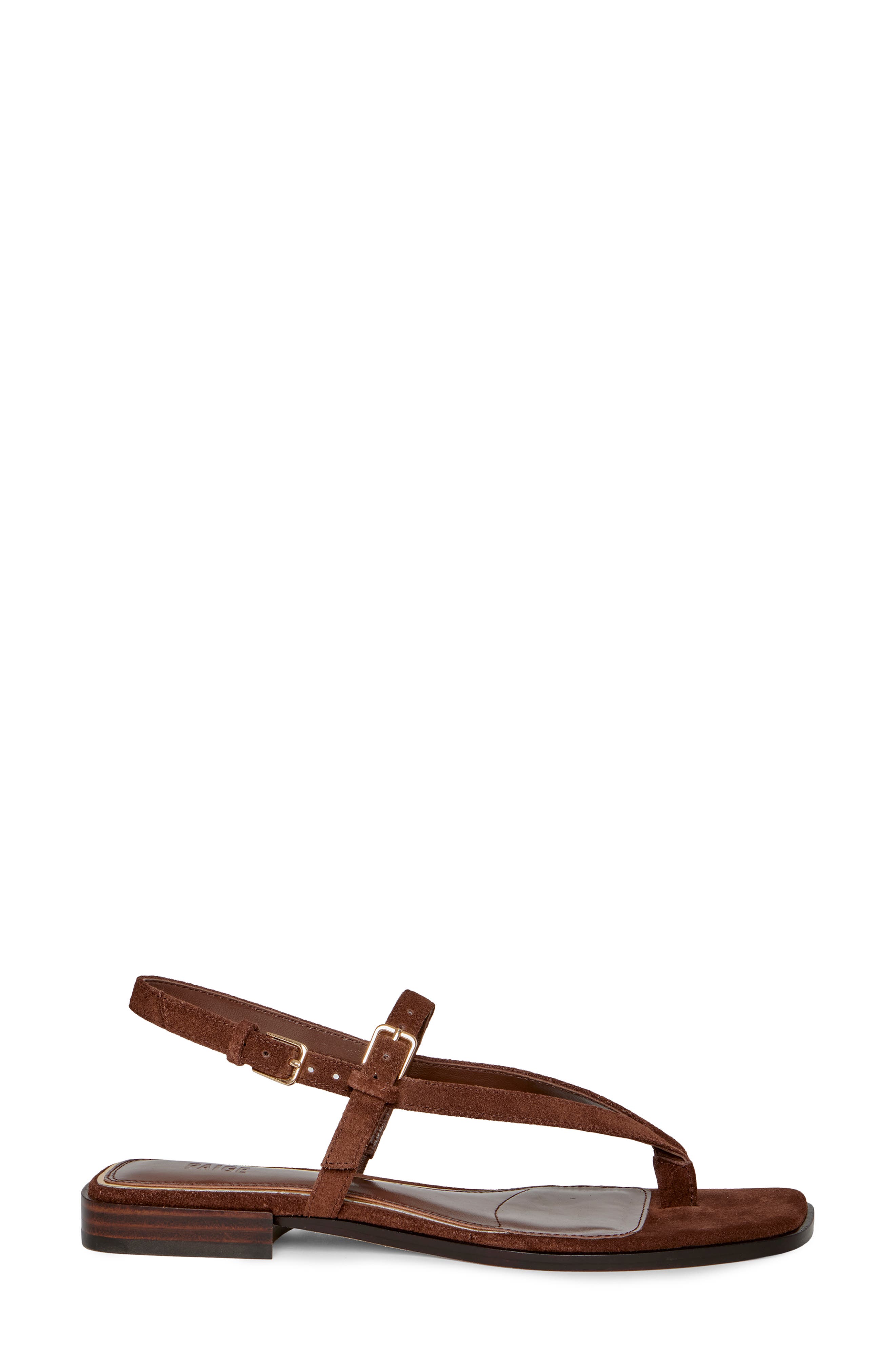 PAIGE Regan Sandal, Alternate, color, Mahogany