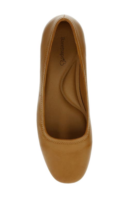 Baretraps Covette Wedge Pump In Dark Cognac