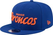 New Era Men's New Era Royal Denver Broncos Core Team Script 9FIFTY Snapback Hat
