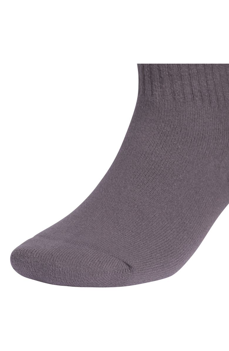 adidas Gender Inclusive Assorted 3-Pack Originals Comfort Crew Socks, Alternate, color, Grey Strata