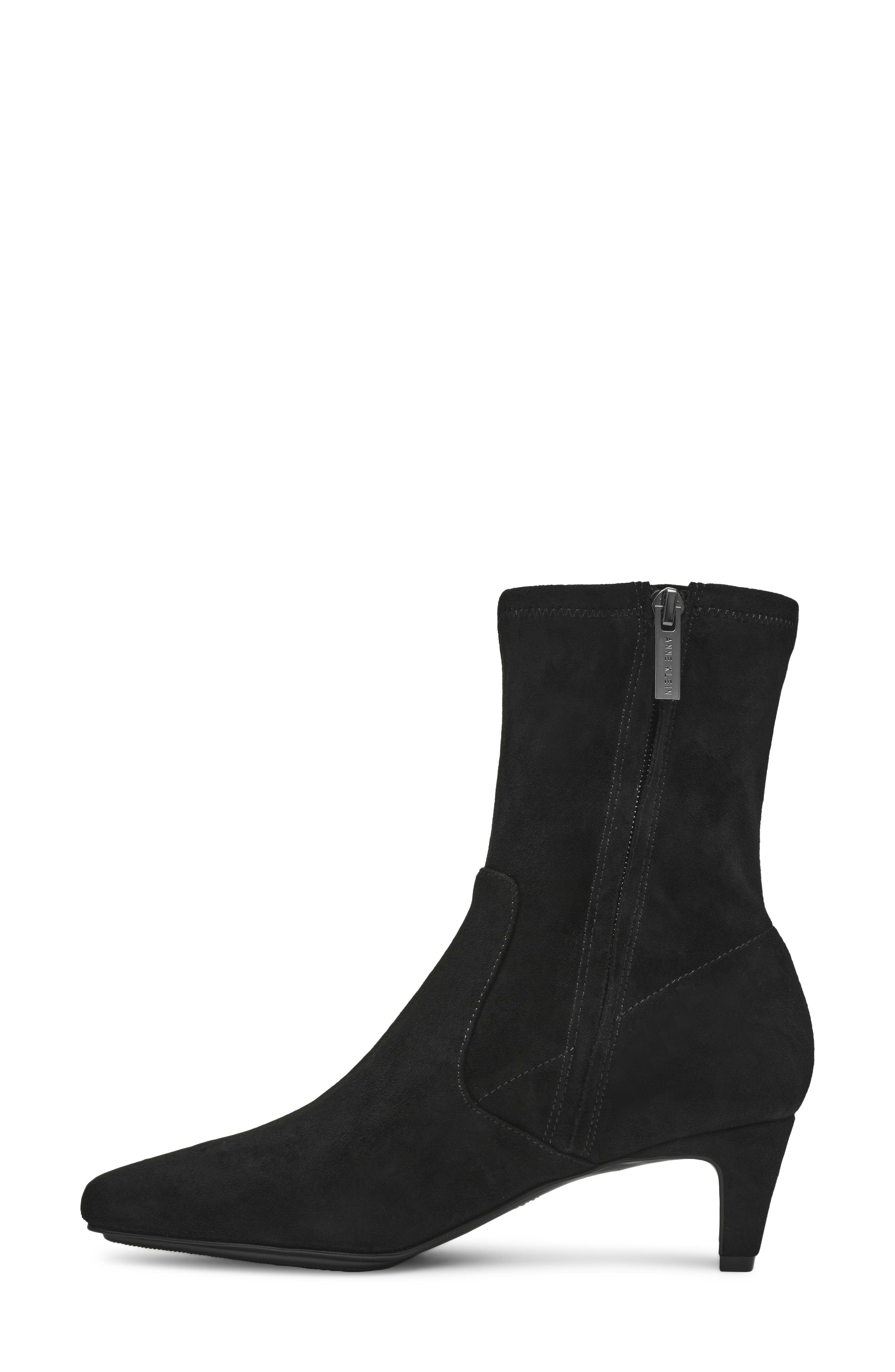 Anne Klein Iga Sock Bootie, Alternate, color, Black