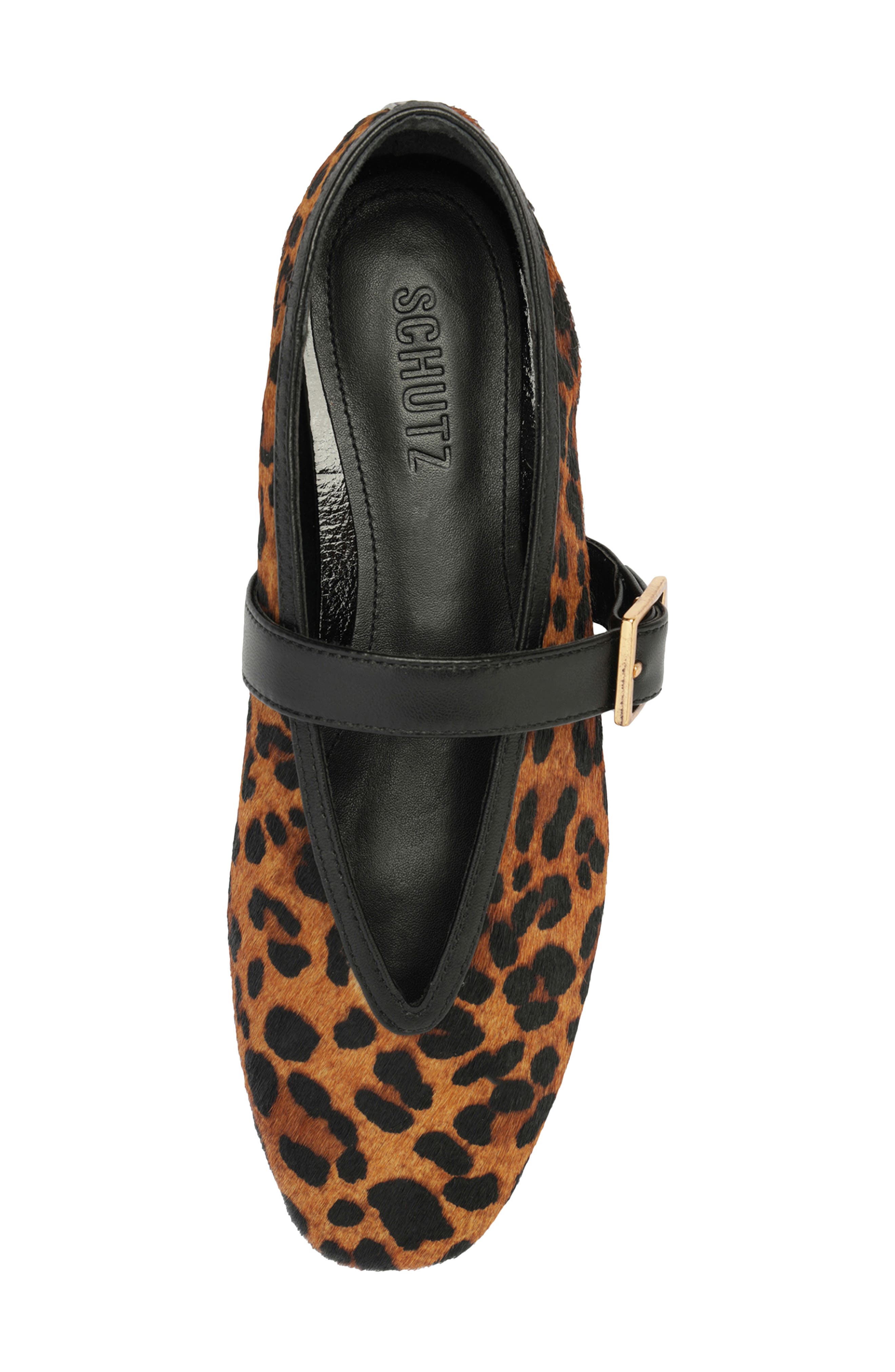Courtney Patent Leather Mary Jane Flat, Alternate, color, NATURAL/ BLACK