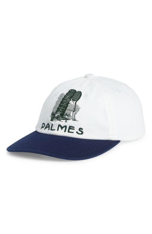Palmes Tower 6-panel Cap In Navy/white