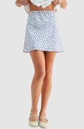 All in Favor Floral Miniskirt