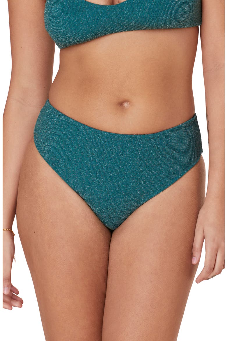 The '90s High Waist Bikini Bottoms, Main, color, CERAMIC