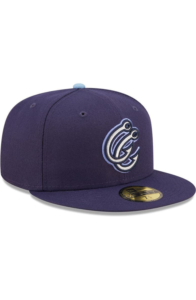 New Era Men's New Era Navy Corpus Christi Hooks Authentic Collection 59FIFTY Fitted Hat, Alternate, color, 