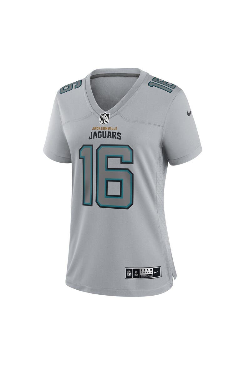 Women's Nike Trevor Lawrence Gray Jacksonville Jaguars Atmosphere Fashion Game Jersey, Alternate, color, Gray