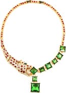 EYE CANDY LOS ANGELES Leopard Crystal Necklace