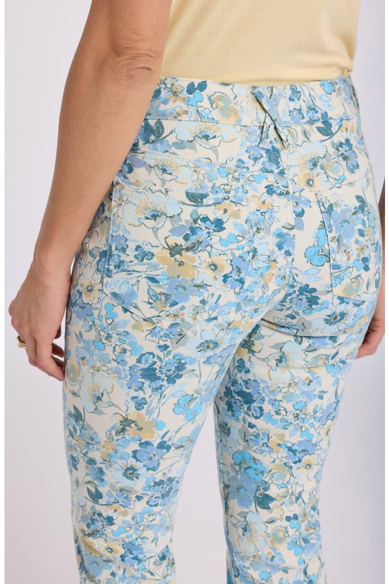 Sheri Floral Ankle Slim Jeans, Alternate, color, BLUE BLOOMS