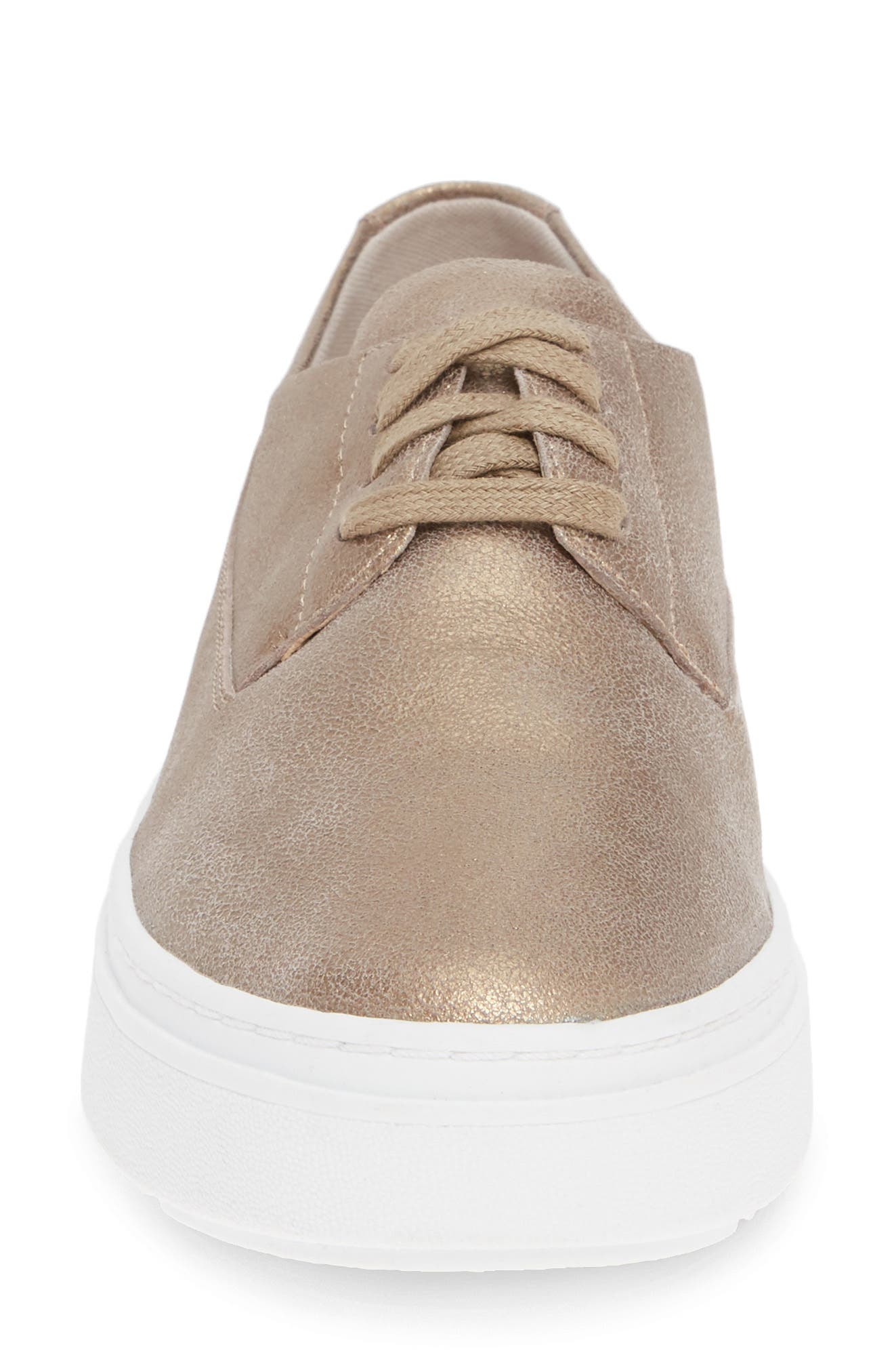 Prop Platform Sneaker, Alternate, color, LIGHT GOLD LEATHER