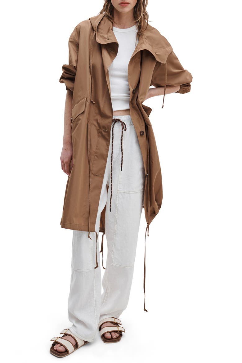 Declan Parka Jacket, Main, color, CAMEL