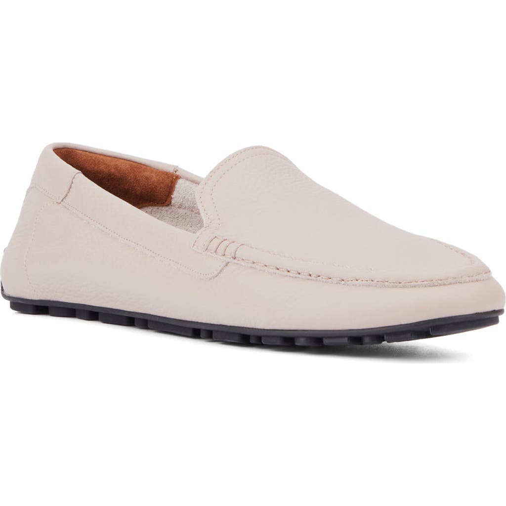Aquatalia Qaitlin Moc Toe Slip-on Shoe In Stone