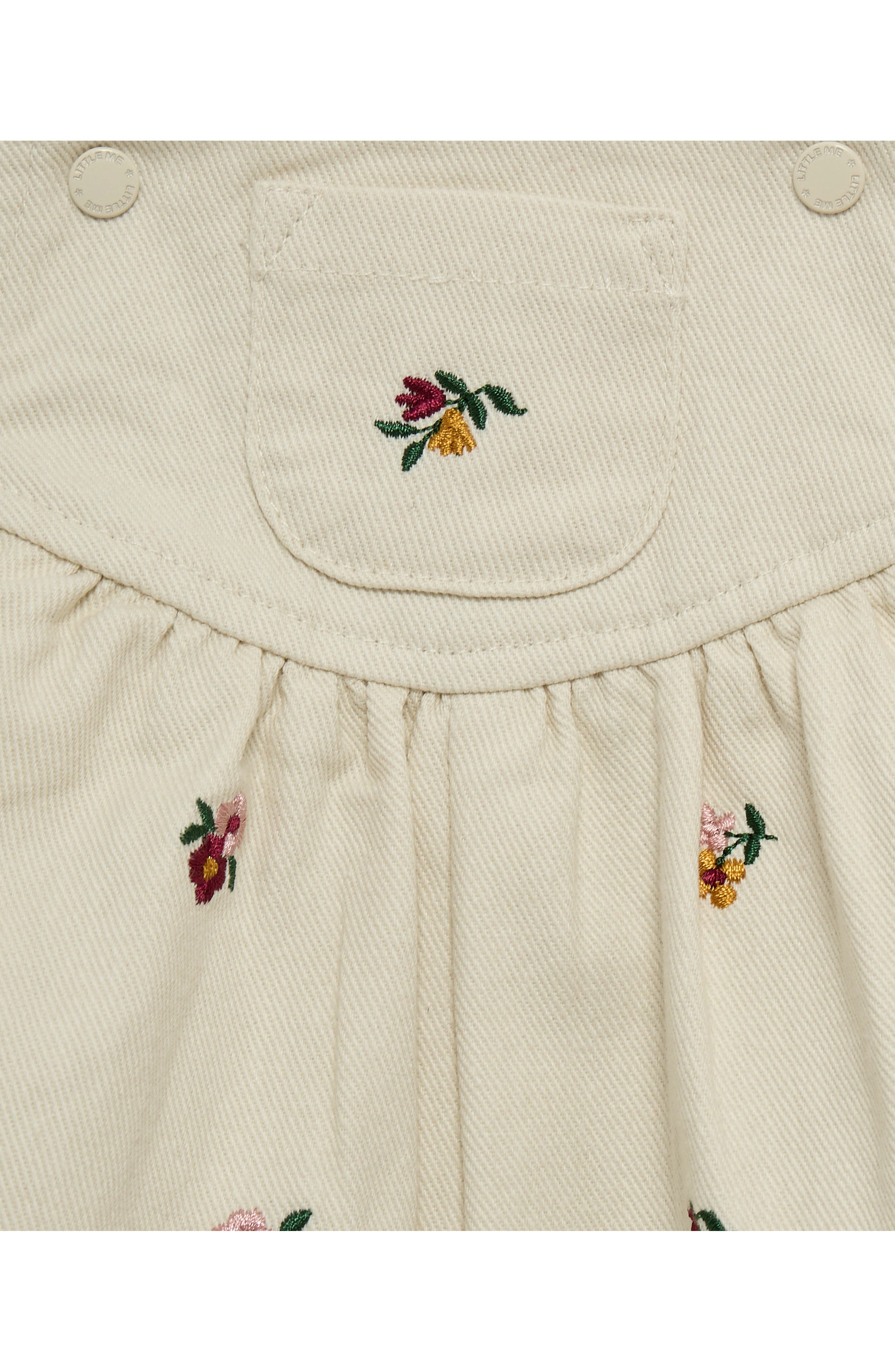 Little Me Posies Overall Set | Nordstromrack