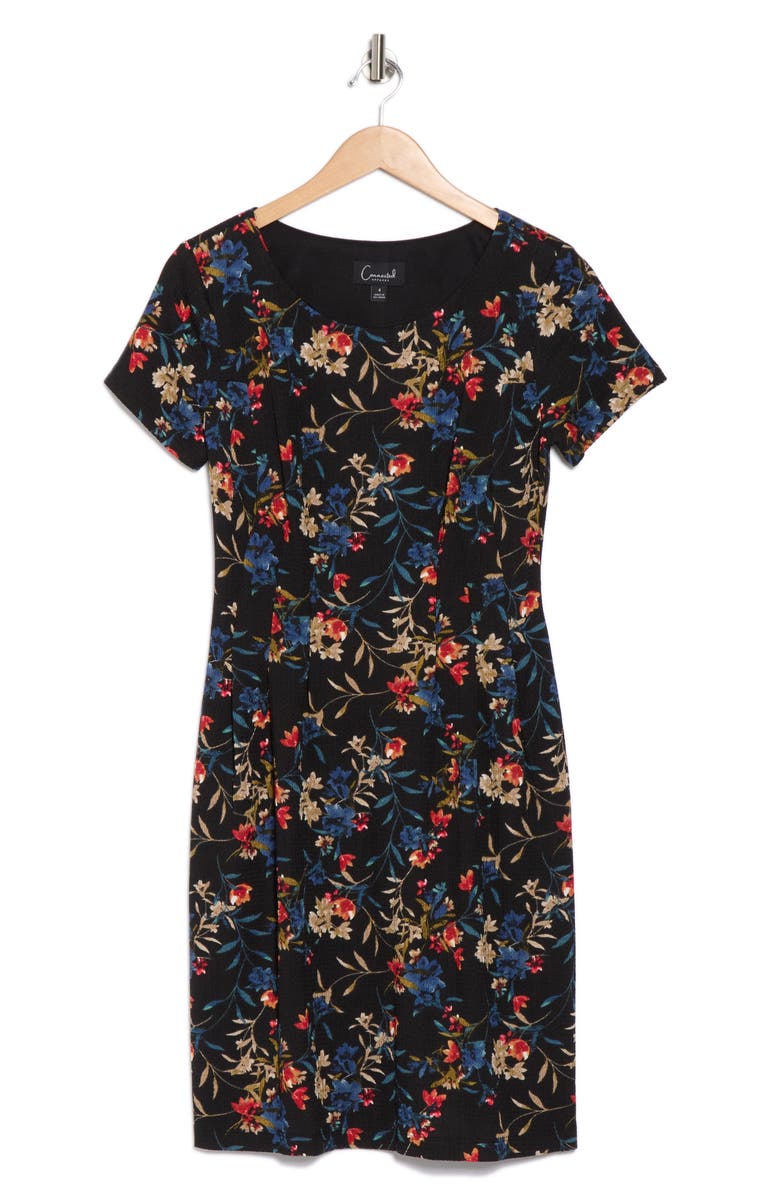 Connected Apparel Sheath Dress, Alternate, color, Spice