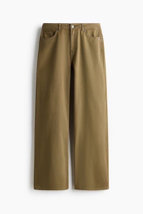 Baggy Cotton Twill Pants