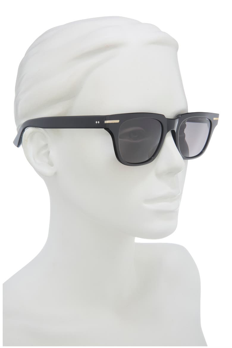 1355 Square Sunglasses, Alternate, color, BLACK TAXI