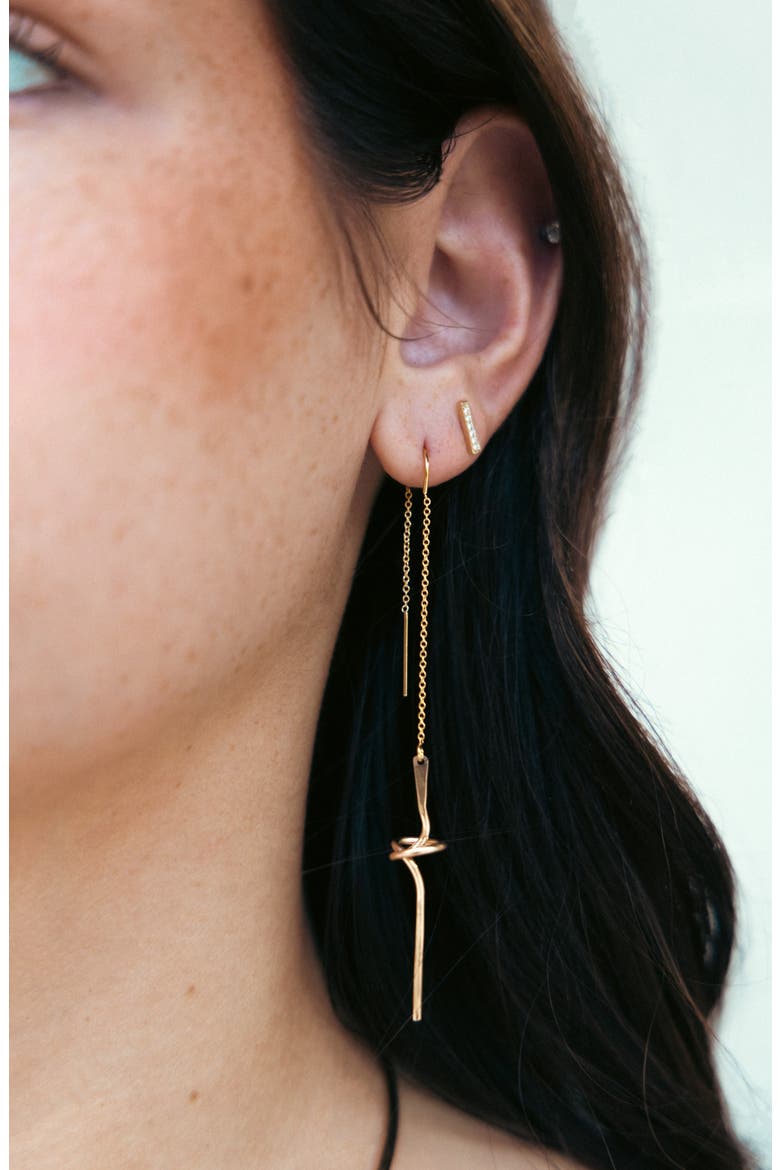 Eris Threaders, Alternate, color, 14K Gold Filled