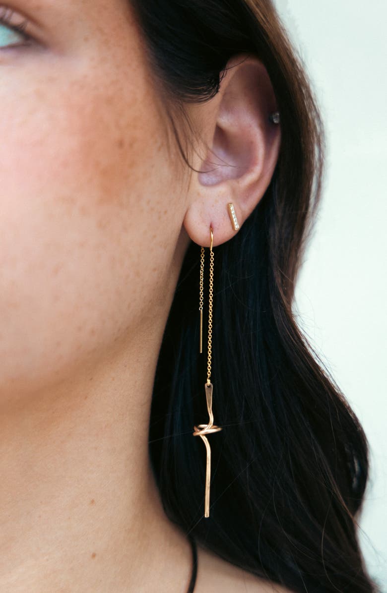 ALBISIA Eris Threaders, Alternate, color, 14K Gold Filled