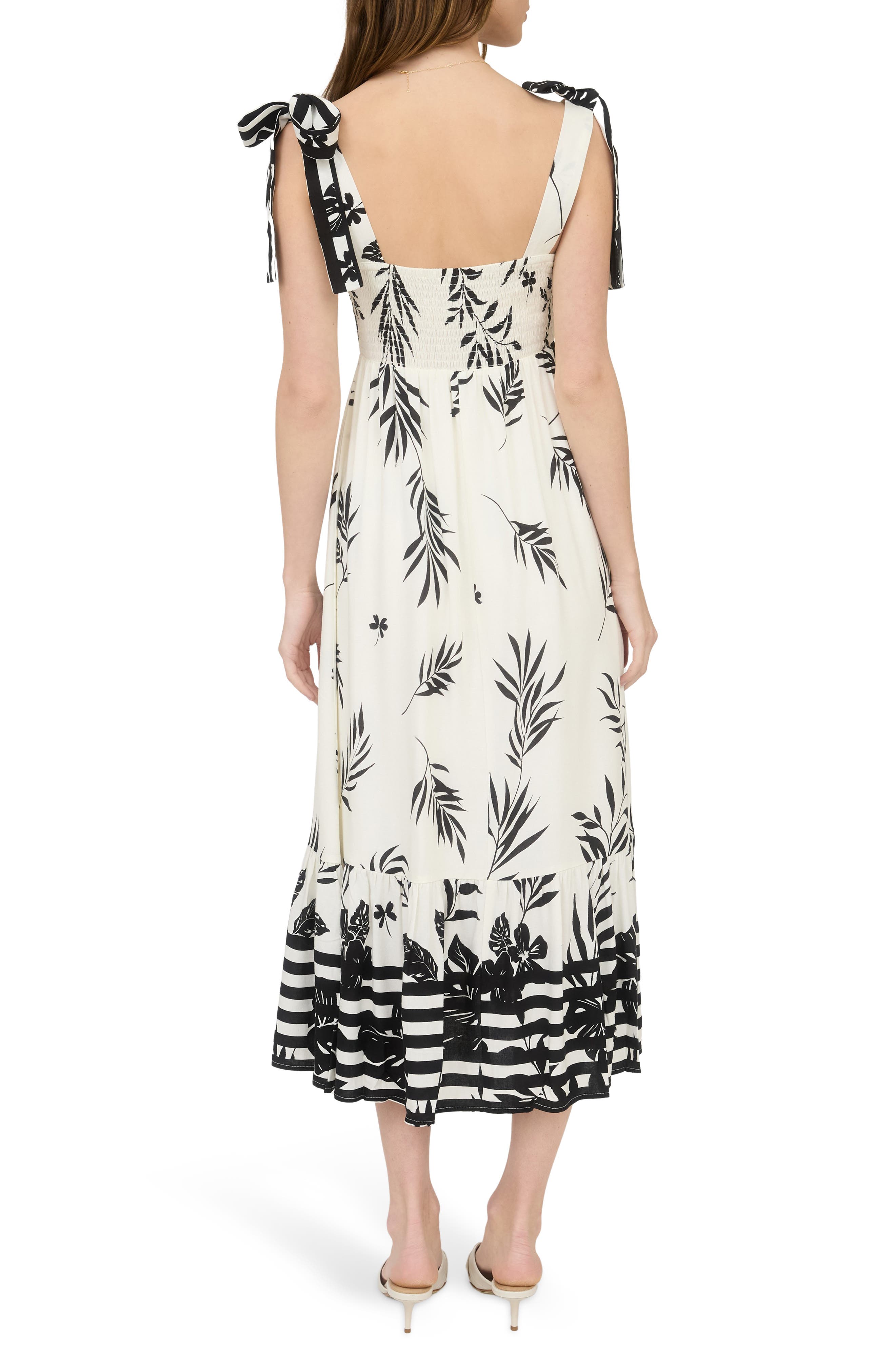 Shoulder Tie Midi Dress - image 4