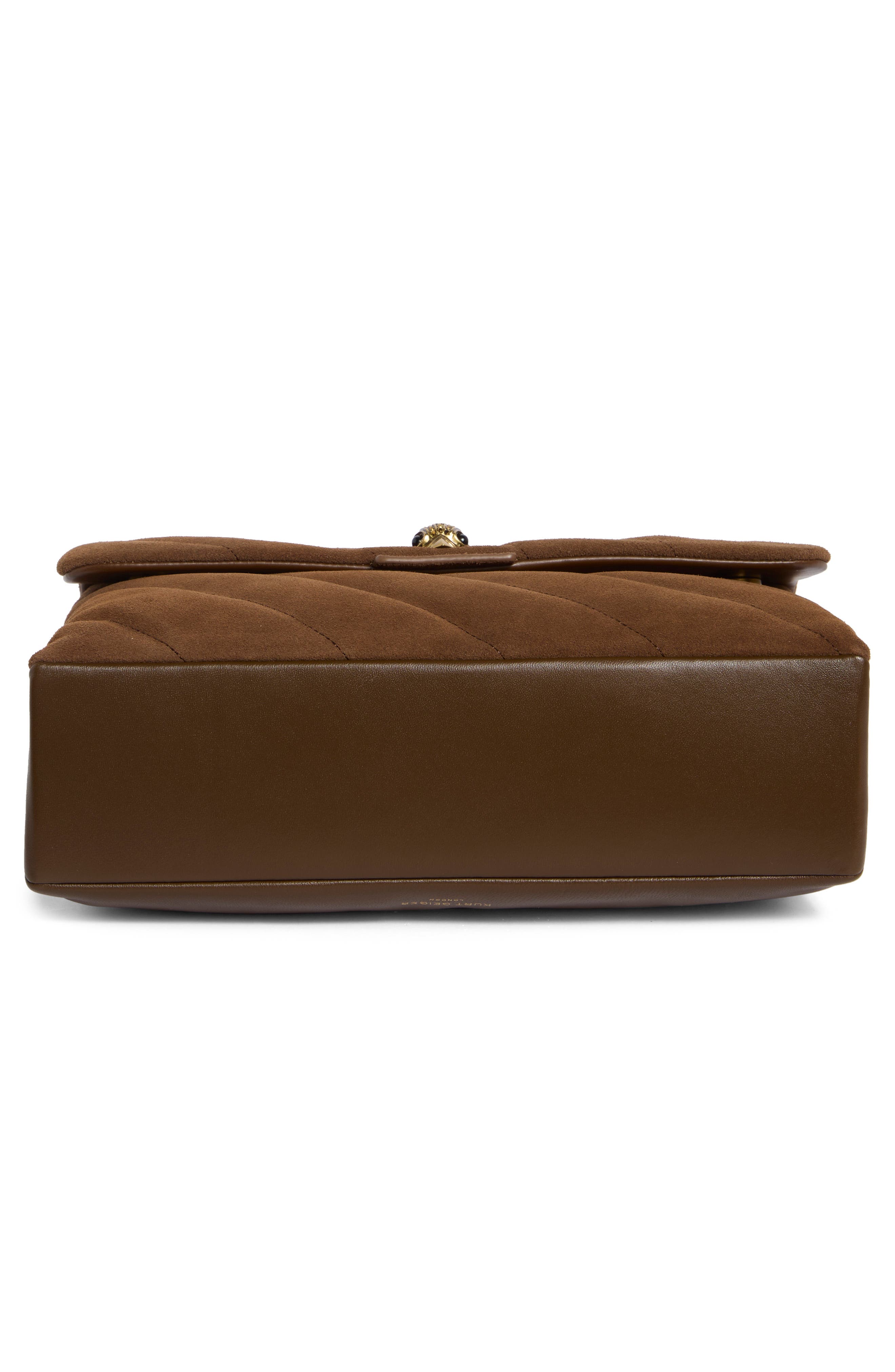Large Soho Quilted Leather Shoulder Bag, Alternate, color, BROWN