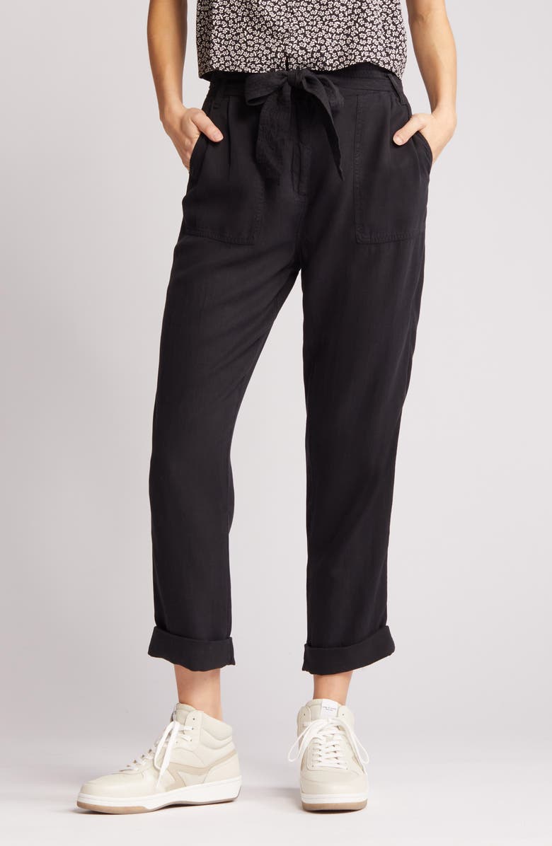 Treasure & Bond Paperbag Waist Pants, Alternate, color, 