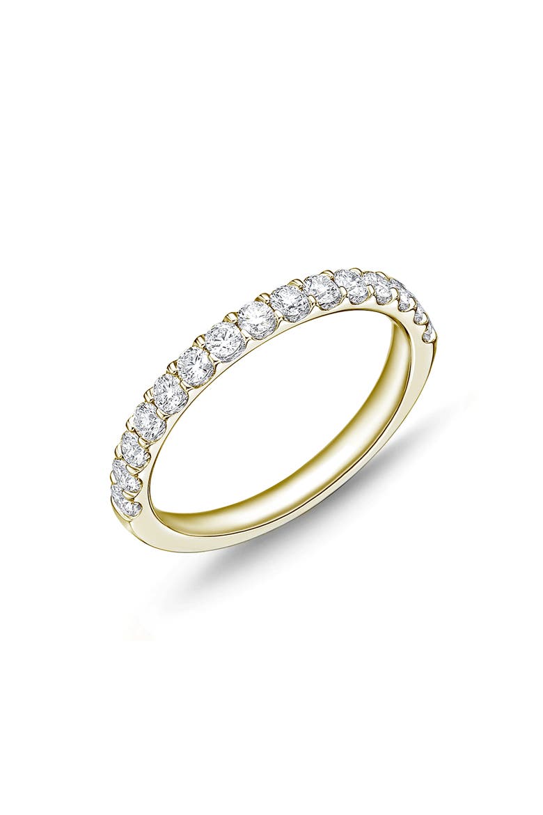 Odessa Half Round Diamond Band Ring, Main, color, YELLOW GOLD