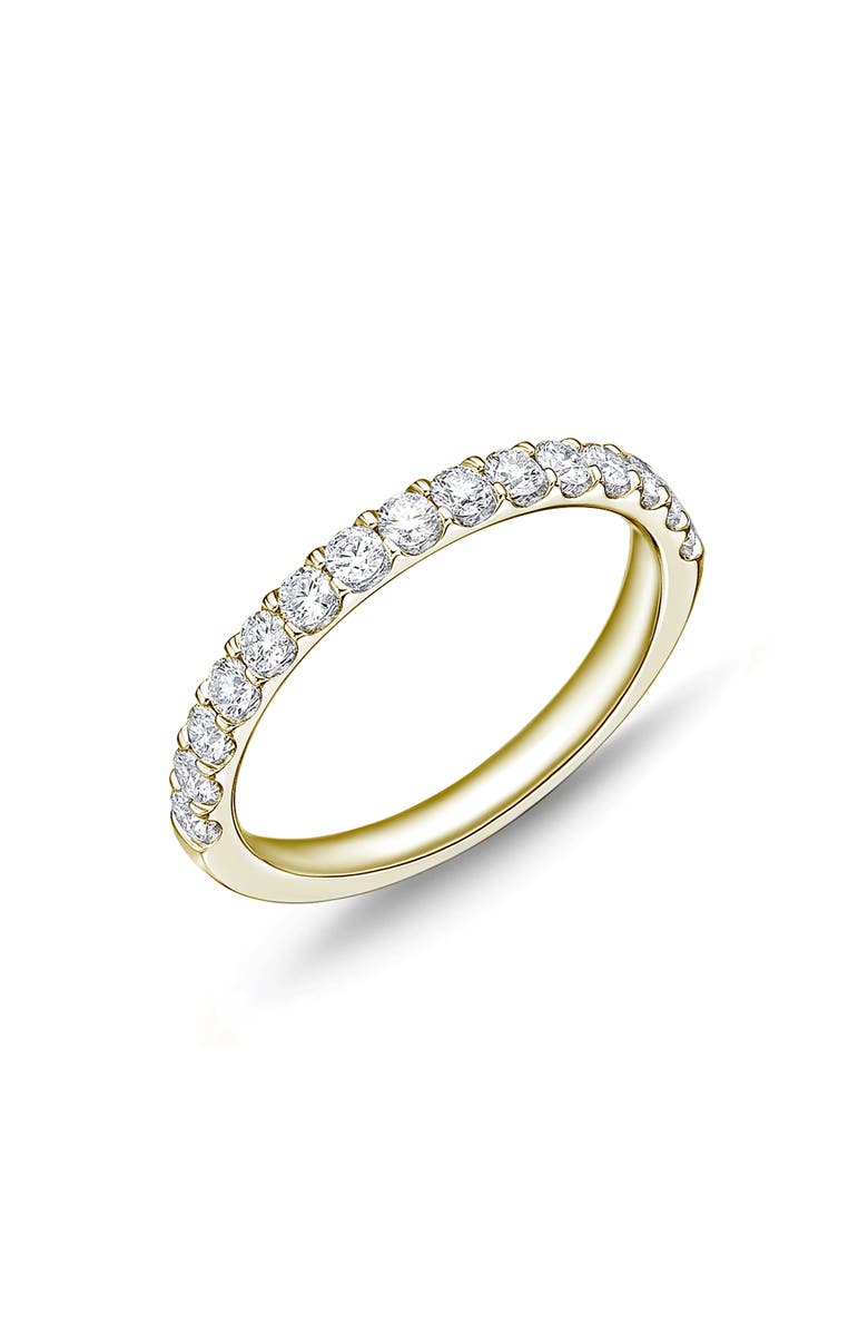 Mémoire Odessa Half Round Diamond Band Ring, Main, color, Yellow Gold