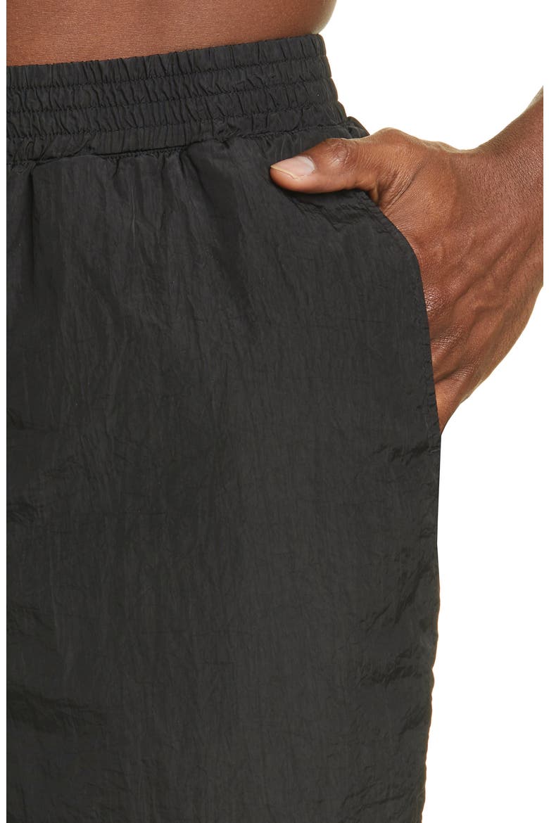 Garment Dyed Swim Trunks, Alternate, color, BLACK