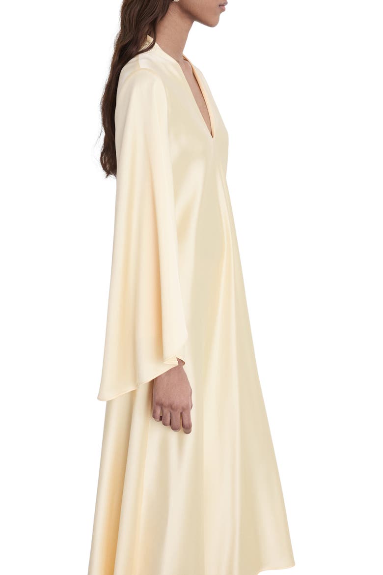 mango satin long sleeve dress Mango long sleeve satin maxi dress in navy