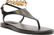 Schutz Lys Ankle Strap Slide Sandal