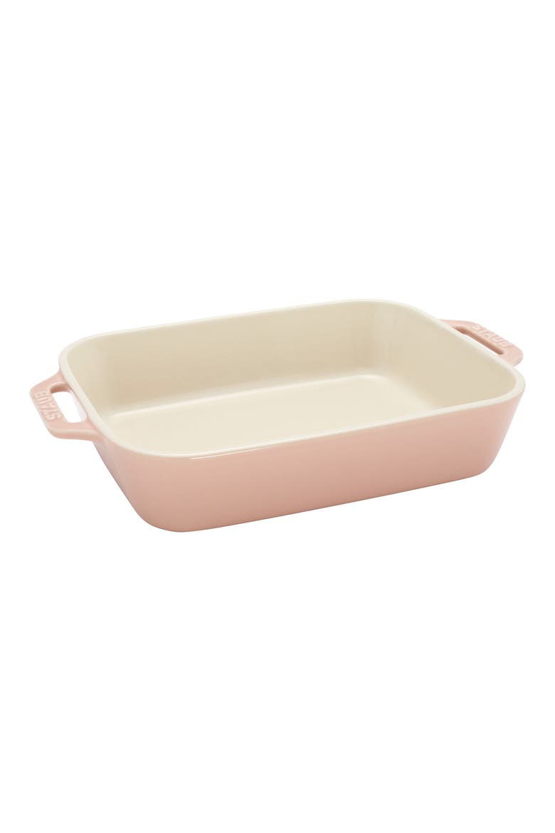4-Piece Ceramic Baking Dish Set, Alternate, color, LIGHT PINK