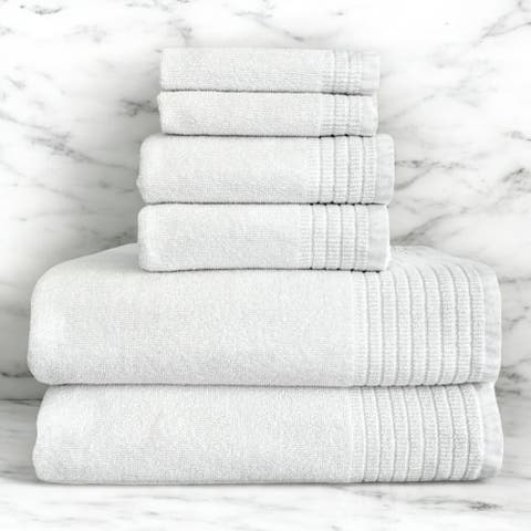 Viscose Odor 
Mildew Resistant Spa Towel Collection, 6pc Set